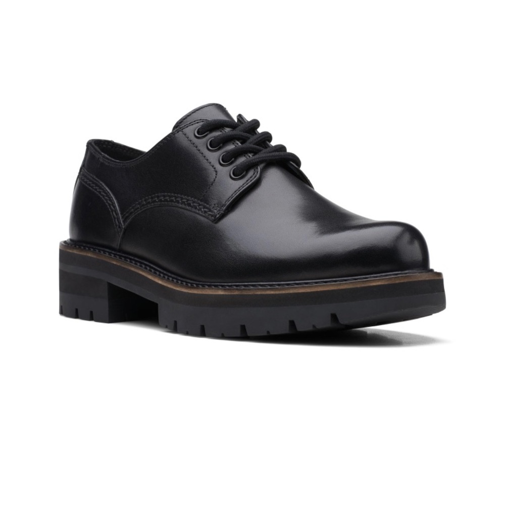 Clark's Orianna Derby Black Oxford Shoes